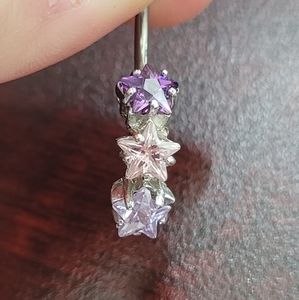 NWOT Belly Button Ring stars